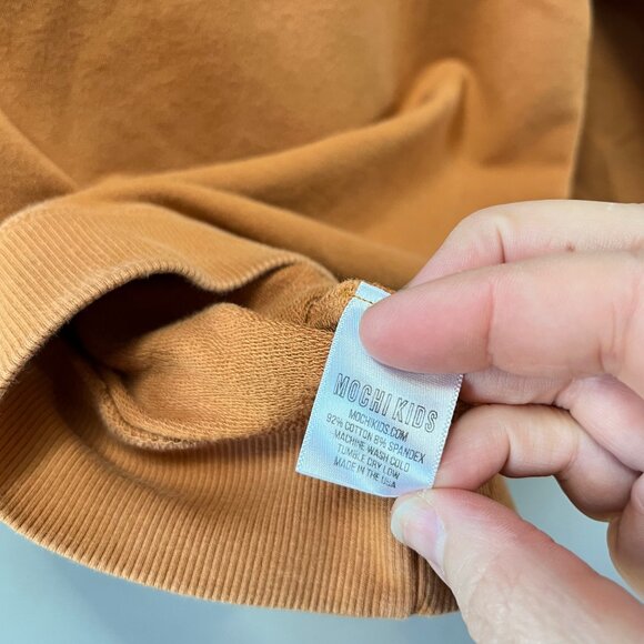 MochiKids Rust Colored Pie Graphic Sweatshirt- Size 4/5 - Picture 3 of 4